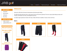 Tablet Screenshot of jrbgolf.co.uk